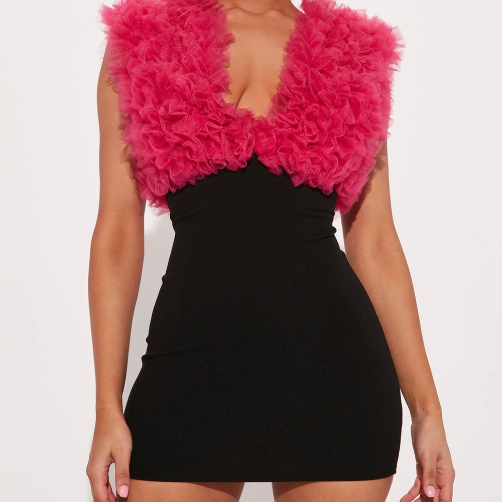 lana tulle mini dress